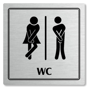 Piktogram WC společné